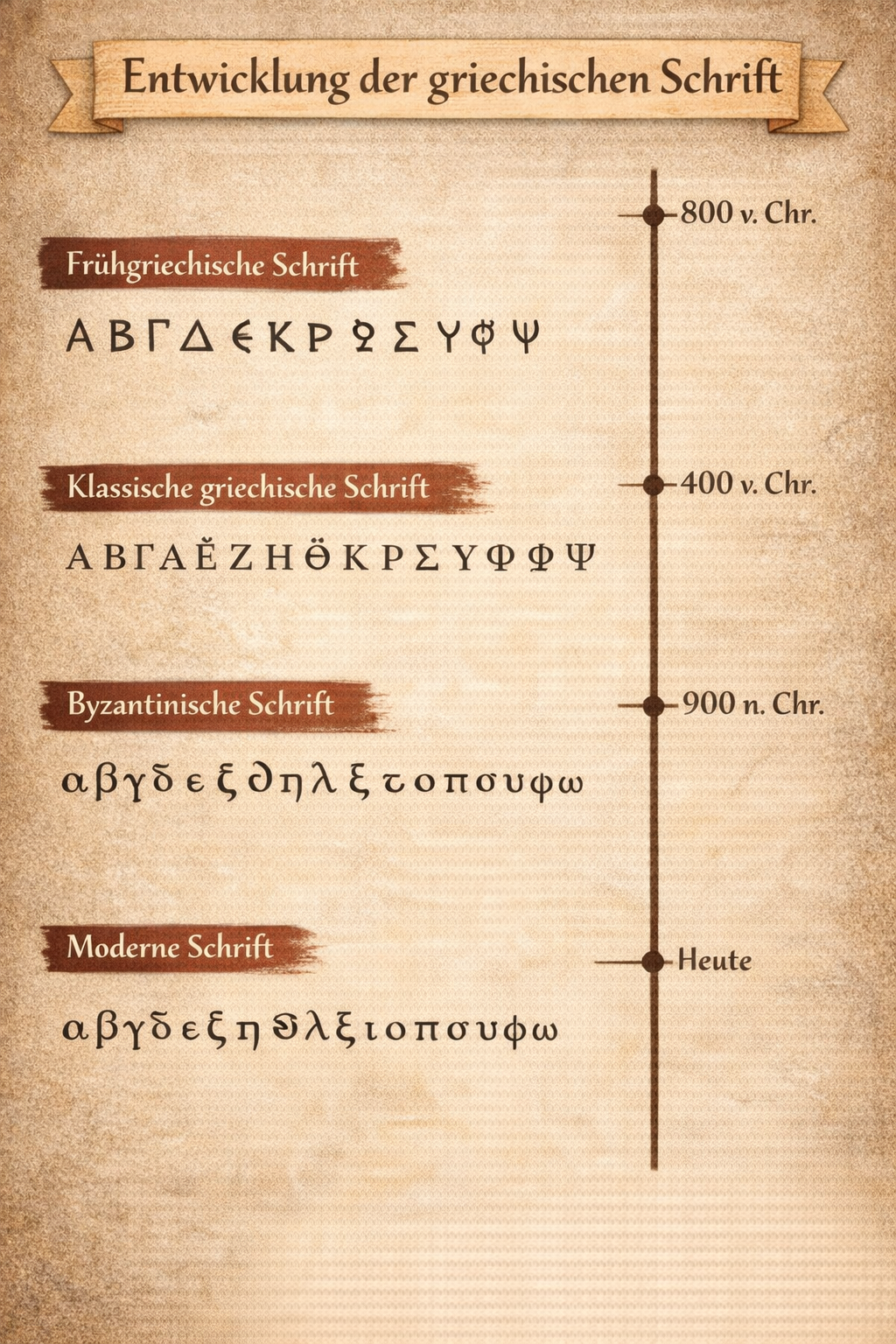 Griechisches Alphabet